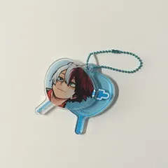 新品) 僕のヒーローアカデミア ヒロアカ 轟 うちわ アクリル キーホルダー