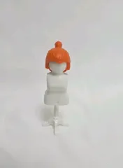 プレイモービル小物_オレンジ半まとめ売りヘア