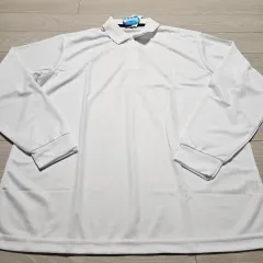 白 Coolon 機能性 長袖 ポロTシャツ 3XL 新品