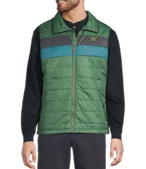 エルエルビーン メンズ アウター ジャケット・ブルゾン ベスト LLBean Mountain Classicolor Block Puffer Vest Evergreen