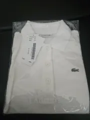 LACOSTE ラコステ レディース ポロシャツ 半袖 Tシャツ 白 034