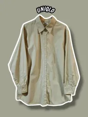 XXL / ユニクロ ルメール オーバーサイズ 長袖 シャツ ベージュ /0305