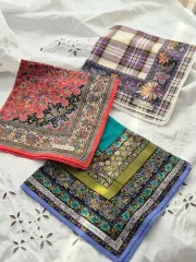 イヴ・サンローラン ヴィンテージ スカーフ ハンカチ