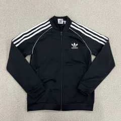 140 アディダス キッズ トラックジャージ ジャージ ジップアップ 0223M1