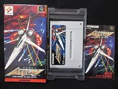 完品・美品・レア】アクスレイ スーパーファミコン SFC ハガキ・箱説明