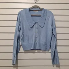 レディース 耳 カラネック ニットカーディガン 66 / クローゼットデコレーション