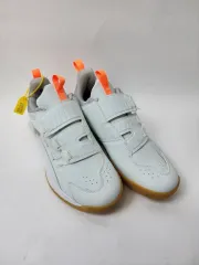 バックルストラップスニーカー 白/オレンジ