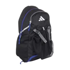 新品 adidas(アディダス)サッカー リュック バッグ ボール用デイパック キッズ ブラック×ブルー 横31×縦45×奥行18cm ADP43BKB