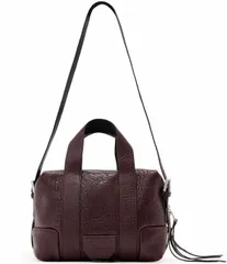 オールセインツ レディース バッグ ALLSAINTS Ares Grain Compact Satchel Bag Port Red レッド