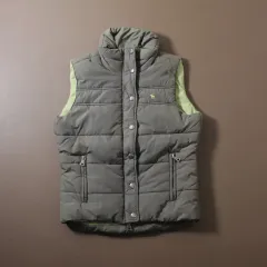 アバクロンビー グレー ベスト ダウン
