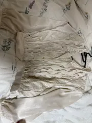 アイボリー レース フリル ブラウス 日本 ヴィンテージ