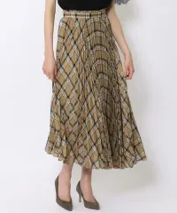 日本 Ballsey チェック プリーツ スカート tomorrow land