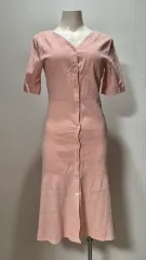 ピンク色 半袖 ロング ONE PIECE S