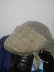 ポロ ラルフローレン ウール 4パネル ツイード ハンチングキャップ