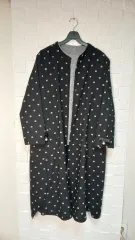 季節の変わり目 ブラック ドット カーディガン ジャケットㅡFree!