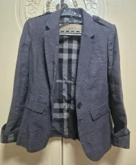 正規品 BURBERRY バーバリー ネイビ CHECK チェック 裏地 ジャケット