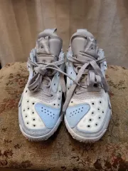 ジョーダン スニーカー 白/ブルー ユニセックス