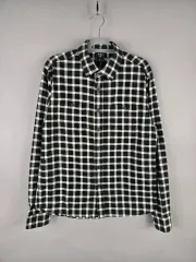 NII ニ M メンズ フランネル チェック シャツ