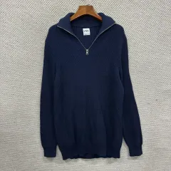 ザラ ZARA カジュアル オーバーサイズ ハーフジップ ニット M A06274