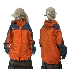 THE NORTH FACE ザノースフェイス オレンジ チャコール サミット GORE-TEX ゴアテックス ウィンドブレーカー Gorp Core(ゴープコア) トラック ジャケット 100