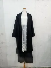 ブラック ロング ジャケット