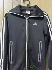 アディダス ブラック トラックジャージ ジャケット 90s