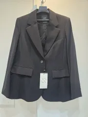 シンプル ブラック ジャケット レディース 77 88 サイズ 新品