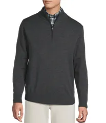 ダニエル クレミュ メンズ アウター ニット・セーター ウール Cremieux Blue Label St Moritz Collection QuarterZip Merino Wool Sweaのサムネイル