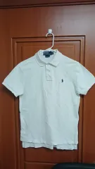 POLO RALPH LAUREN ポロラルフローレン 白 半袖 カラーTシャツ M