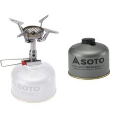 美品 SOTO シングルバーナー アミカス2個セット パワーガス新品未使用
