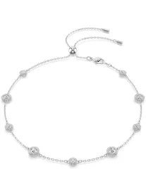 スワロフスキー レディース アクセサリー ネックレス・チョーカー レース Swarovski Unangelic Double Sided Motifs Collar Necklace Silver シルバー