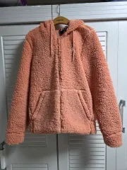 状態良し アディダス (adidas) ボア フリース フード ジップアップ