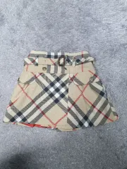 バーバリー キッズ スカート チェック スカート ベージュ 8y