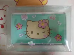 (正規品)サンリオ ハローキティ レオパード 2段 収納ケース ミント