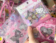 (業者配送) 日本正規品 Sanrio(サンリオ) ギャル hello kitty(ハローキティ) おはじき フレーク シール ステッカー 3種