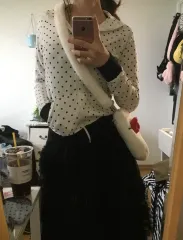 ヴィンテージ ドット アイボリー ジップアップ ジャージ