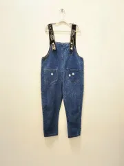 キッズ デニム オーバーオール (150)