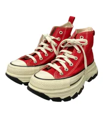 美品 コンバース ハイカット厚底スニーカー オールスター トレックウェーブ ハイ 1SD474 レディース SIZE 24.0 CONVERSE