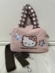 新品)ハローキティ ピンク トートバッグ + クロス紐 含む