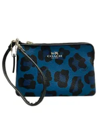 コーチ ポーチ レオパード プリント コーナー ジップ リストレット F64238 レディース COACH