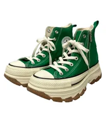 美品 コンバース ハイカット厚底スニーカー オールスター R トレックウェーブ ジップ ハイ 1SD839 レディース SIZE 24.5 CONVERSE