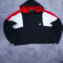 XXL ナイキ ハーフジップ フードTシャツ