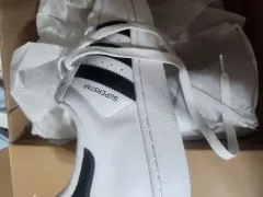 新品 アディダス スーパースター2 白黒 スニーカー レディース 250