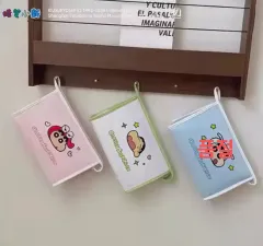 クレヨンしんちゃん キャラクター ポーチ バッグ (ピンク/白)