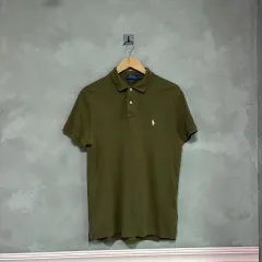 ポロラルフローレン PK カラーTシャツ 半袖 オリーブ カーキ
