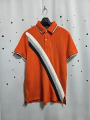 Tommy Hilfiger トミーヒルフィガー オレンジ色 半袖 ポロTシャツ XS