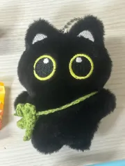 黒猫キーホルダーぬいぐるみ