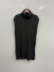 IZZAT BABA チャコール タートルネック ニット