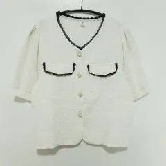 パールボタン ブラウス 2XL_S0742