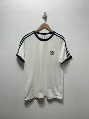 アディダス 3本線 半袖 Tシャツ 白 L